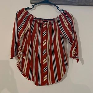 Off the shoulder Rue21 shirt